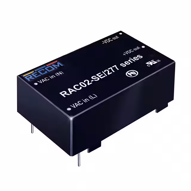 RAC02-12SE/277 Recom Power  Convertisseurs CA/CC